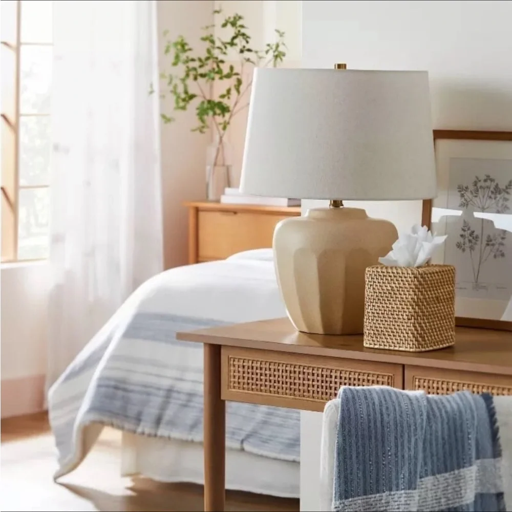 Woven Tissue Box Cover Natural - Hearth & Hand™ with Magnolia